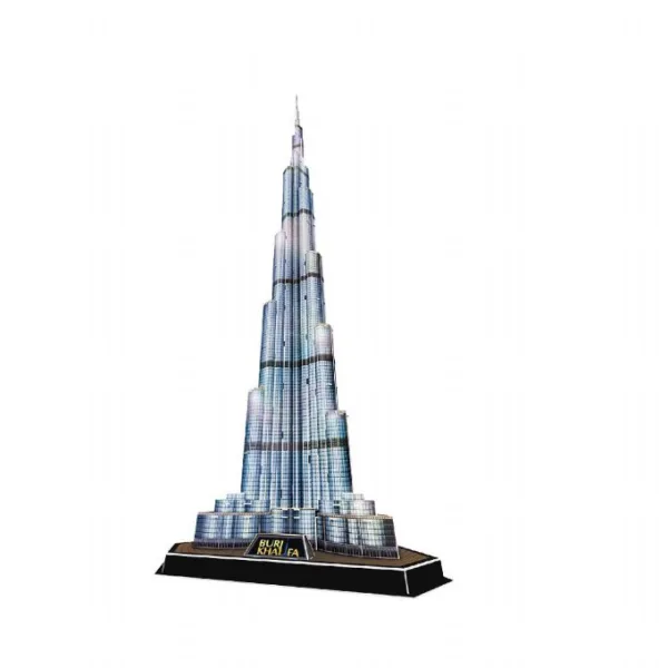 3D Puzzle Burj Khalifa med LED -