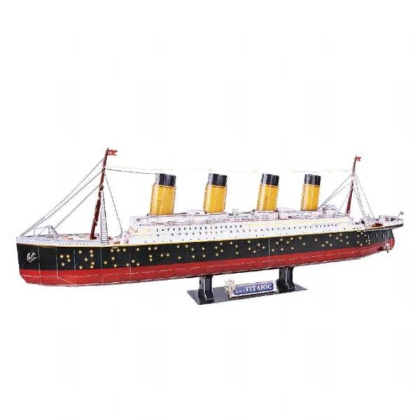 3D Puzzle Titanic med LED -