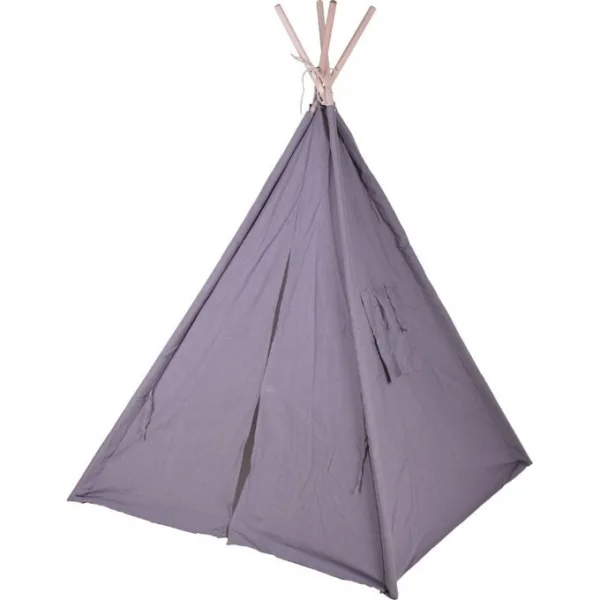 Tipi Legetelt 130x160 cm Grå -