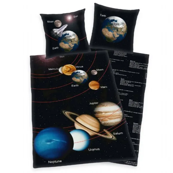 Solsystemet Sengetøj 140x200 cm -