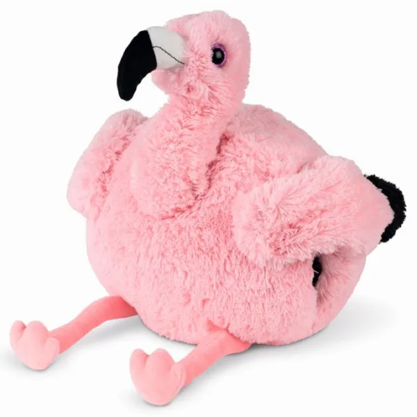 Krammebamse, flamingo -