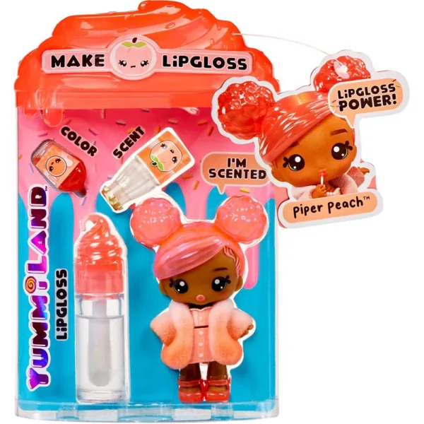 Yummiland Lipgloss Dukke - Piper Peach -