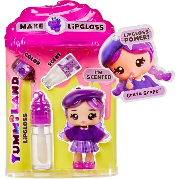 Yummiland Lipgloss Dukke - Greta Grape -