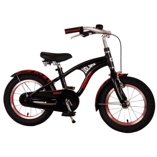 Miracle Cruiser Mat Sort Cykel 14 tommer -