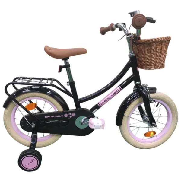 Excellent Børnecykel 14 tommer Sort -