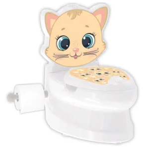 Toilet træner med lys og lyd, Kat -