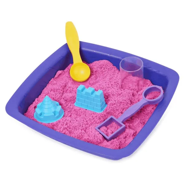 Kinetisk Sand Sparkle Sandcastle Pink - Kinetic Sand