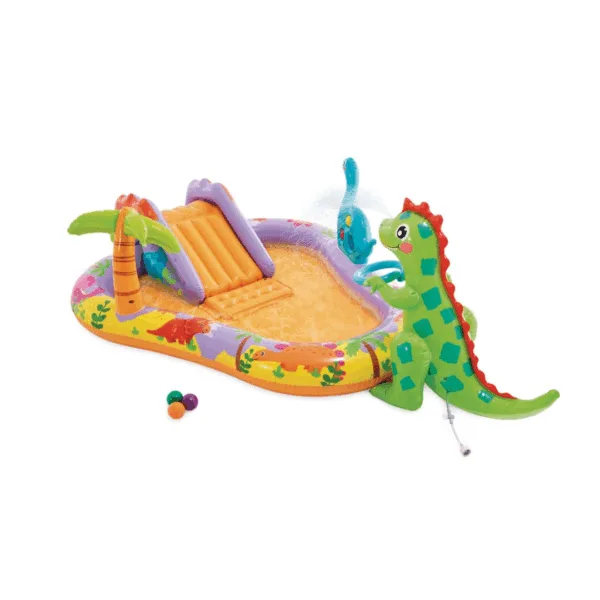 Dinopark Børnepool 201x157x69 cm - Intex Pool