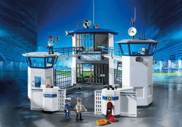 Politihovedkvarter med fængsel - Playmobil