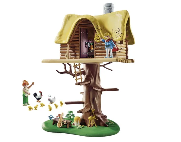 Asterix Trubadurix med træhytte - Playmobil