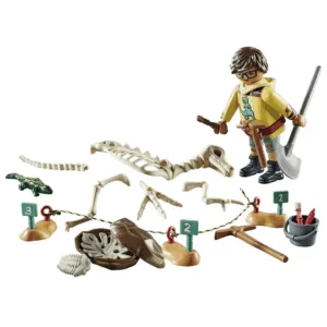 Arkæologisk udgravning og dinosaurskelet - Playmobil