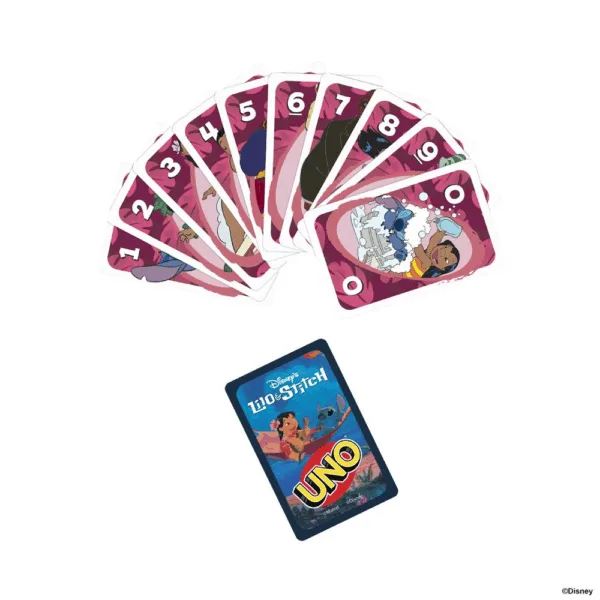 UNO Lilo & Stitch Kortspil - Mattel Games