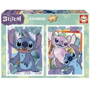 Disney Stitch Puslespil 2x500 Brikker - Educa