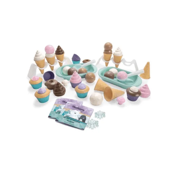 Cupcake + Is Sæt 56 Dele - Dantoy