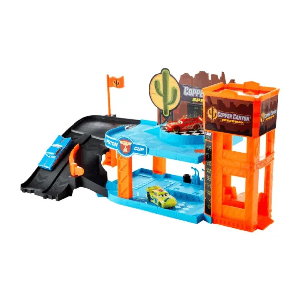 Cars Glow Racers Glowing Garage Playset - Cars