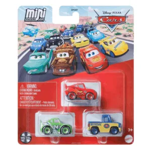 Cars Min Racerbiler 3 pack - Cars