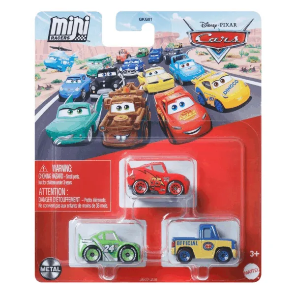 Cars Min Racerbiler 3 pack - Cars