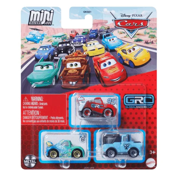 Cars Min Racerbiler 3 pack - Cars