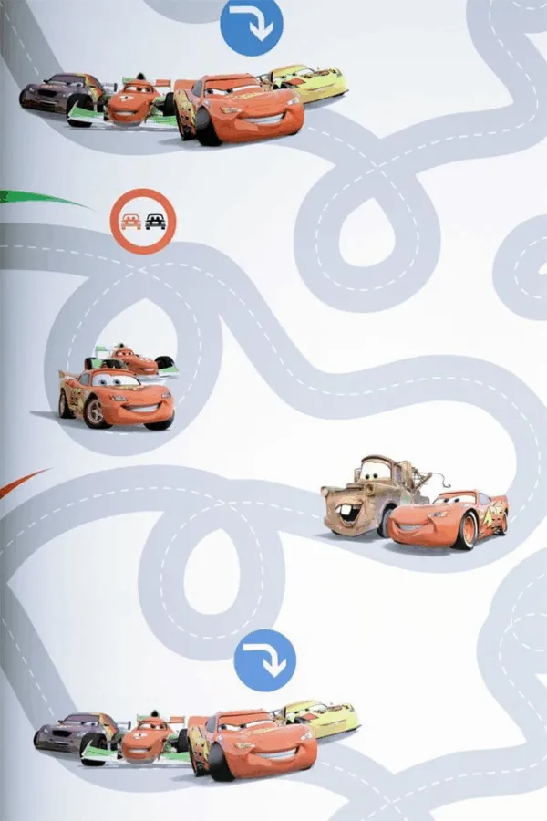 Cars racerbane tapet - Cars