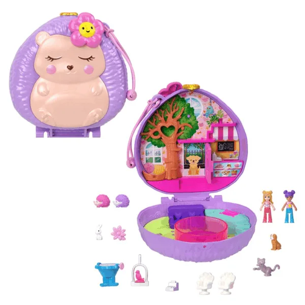 Polly Pocket Hedgehog Coffee Shop - Polly Pocket