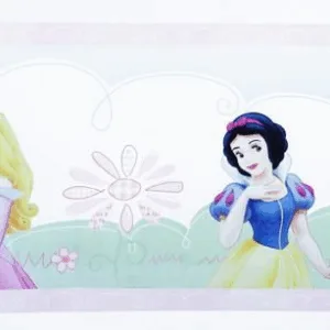 Disney princess Blomster tapetborter 15, - Disney Princess