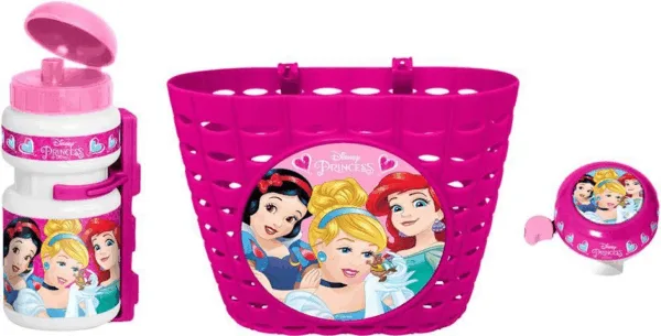 Tilbehørsæt til børnecykel, Disney Princ - Disney Princess