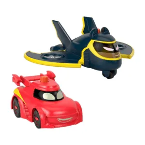 Batwheels Redbird & Batwing Biler - Fisher Price