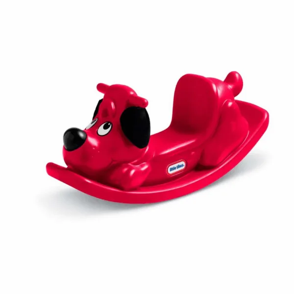 Gyngehest Formstøbt Rød Hund - Little Tikes