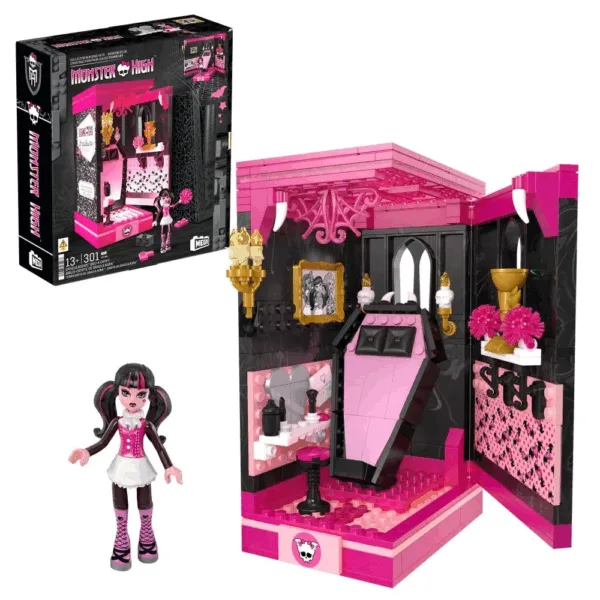 Mega Bloks Monster High Draculaura Crypt - Mega Bloks
