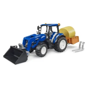 New Holland T5.120 med Frontlæsser - Bruder