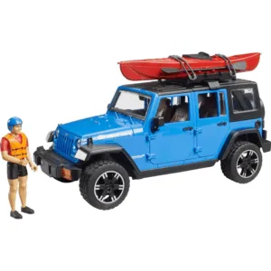 Jeep Wrangler Rubicon Unlimited og Kajak - Bruder