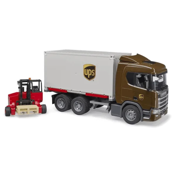 Scania Super 560R UPS Lastbil m. Truck - Bruder