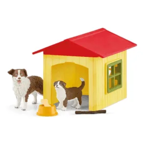 Hundehus med hundemor og hvalp - Schleich
