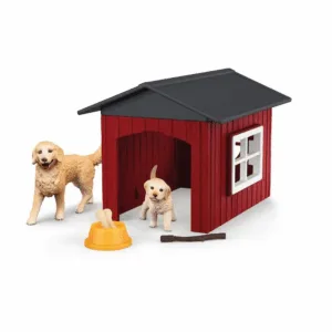 Hundehus med 2 golden retrievere - Schleich