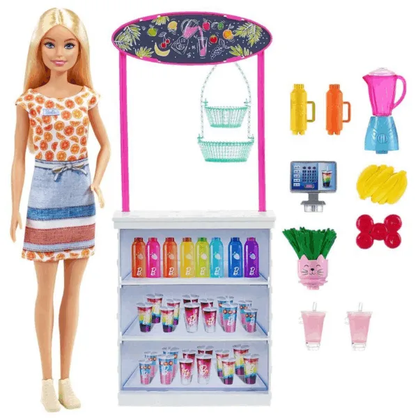 Barbie Dukke m. Smoothie Bar - Barbie