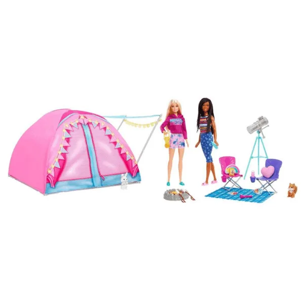 Barbie Camping med Dukker - Barbie