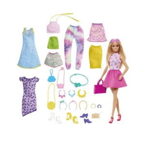 Barbie Mix&Match Dukke med Tilbehør - Barbie