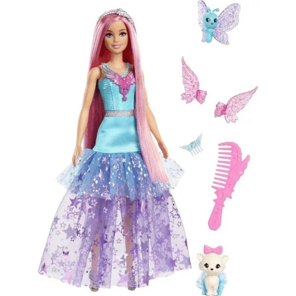 Barbie Malibu Princess med tilbehør - Barbie