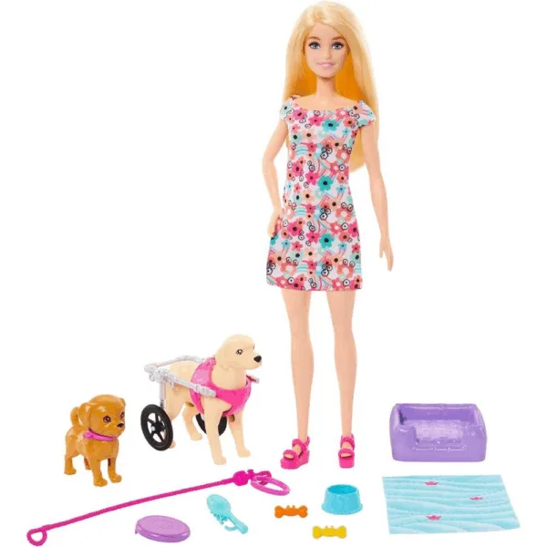 Barbie Pet Dukke med Hunde - Barbie