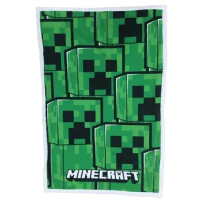 Minecraft Fleece Tæppe 150x100cm - Minecraft