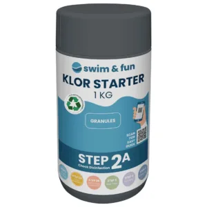 Hurtigklor gran. 1 kg klor starter - Swim and Fun