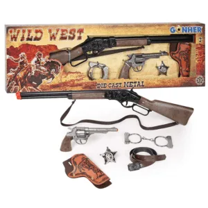 Wild West Revolver og Riffel Sæt - Gonher