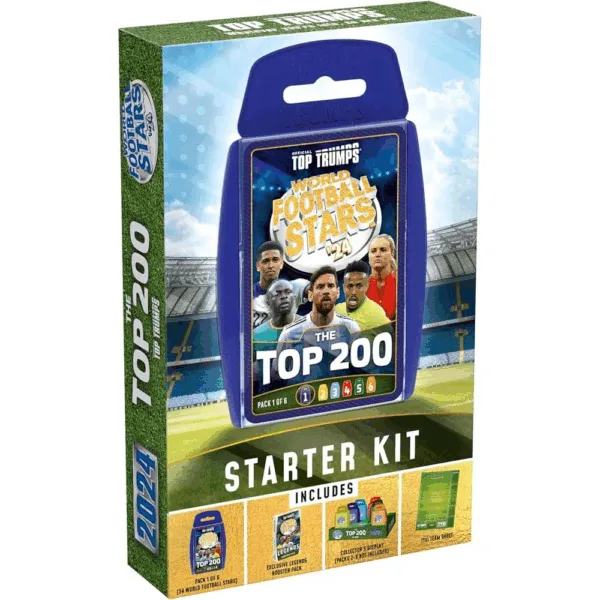 Top Trumps World Fodboldstjerner Top 200 - Top Trumps