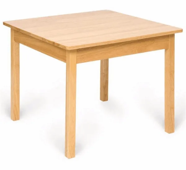 Massivt børnebord - Naturlig - Bigjigs