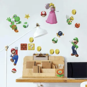 Super Mario Wallsticker 20stk - RoomMates