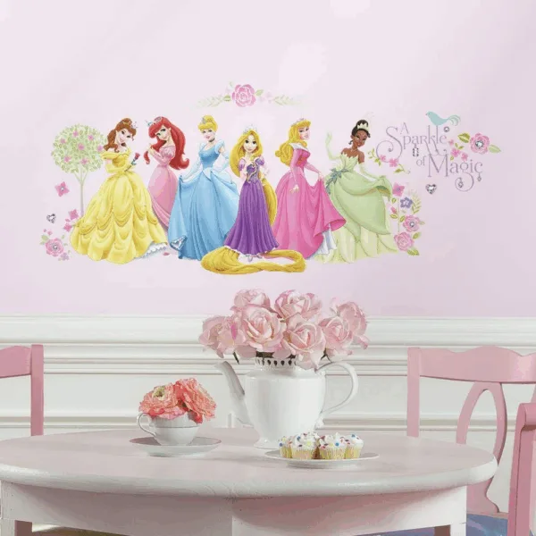 Disney Princess Glow Wallstickers - RoomMates