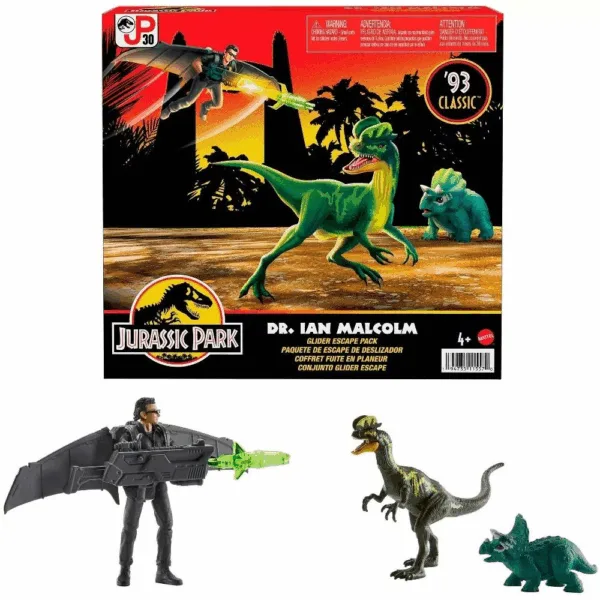 Jurassic Park Ian Malcolm Glider Escape - Jurassic World