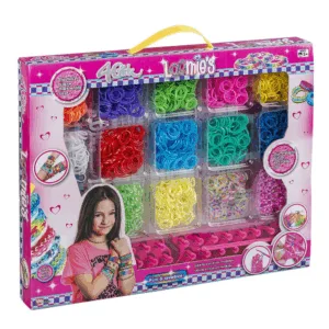 2800 Loom Bands m væve - 4-Girlz