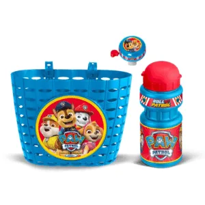 Drikkedunk, cykelkurv og klokke - Paw Patrol