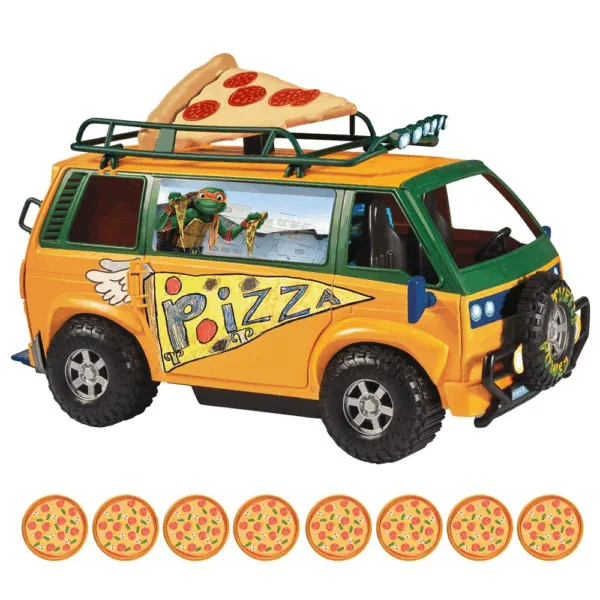 Turtles Movie Pizza Fire Van - Turtles